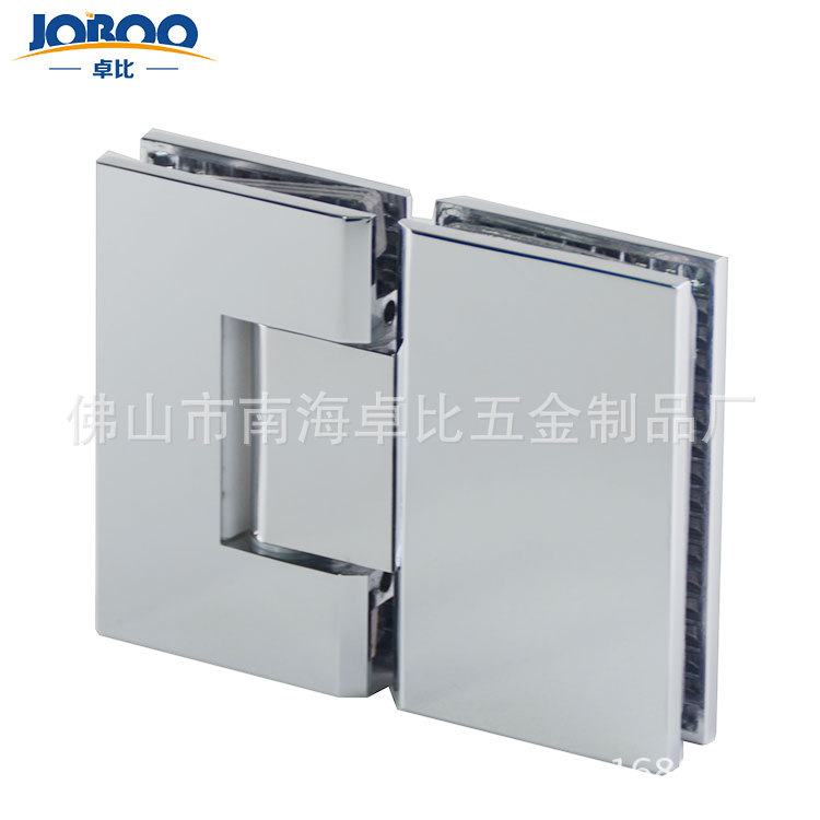 Original manufacturer, high-end hotel shower room, copper bathroom clip, bathroom glass door hinge, glass partition hinge full figure
