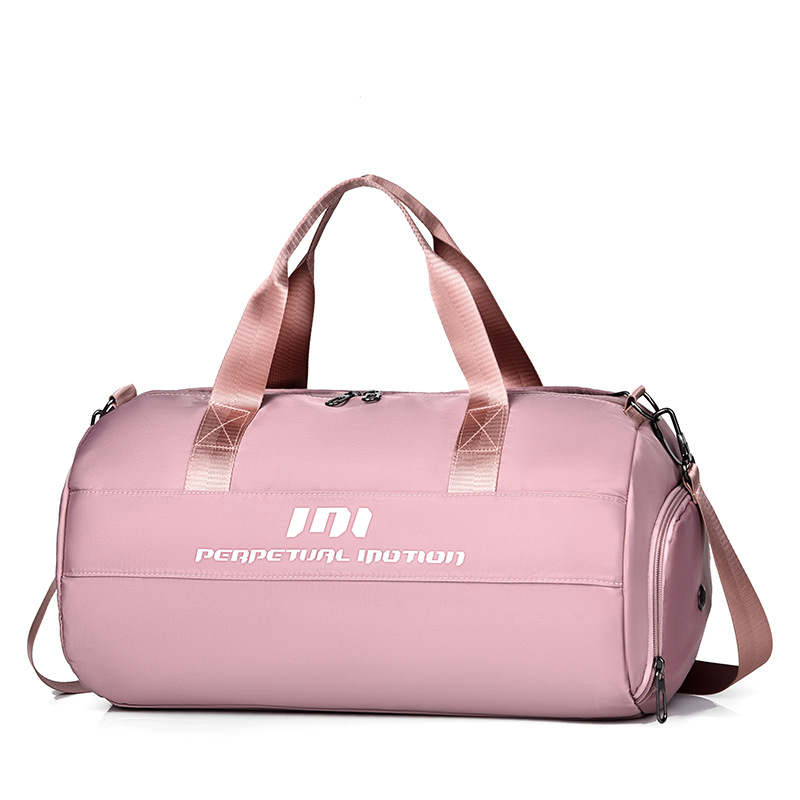 Fitness bag with dry and wet separation, sports handbag, Korean-style casual travel bag, large-capacity yoga and swimming bag with shoe space Item Picture