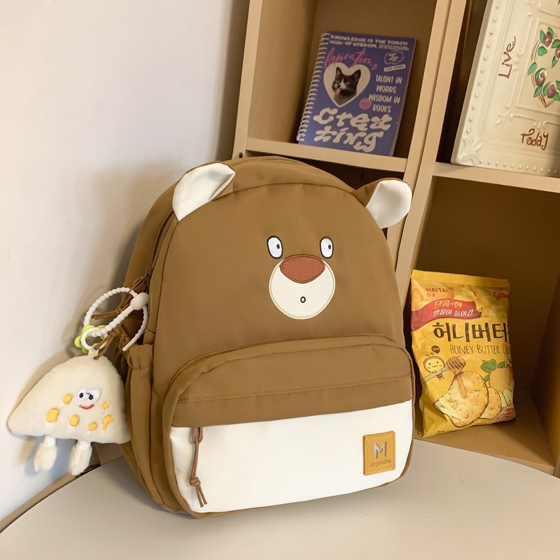 Cute backpack, cartoon college student backpack, Japanese-style funny mini schoolbag, new outdoor backpack for high school and junior high school details Picture
