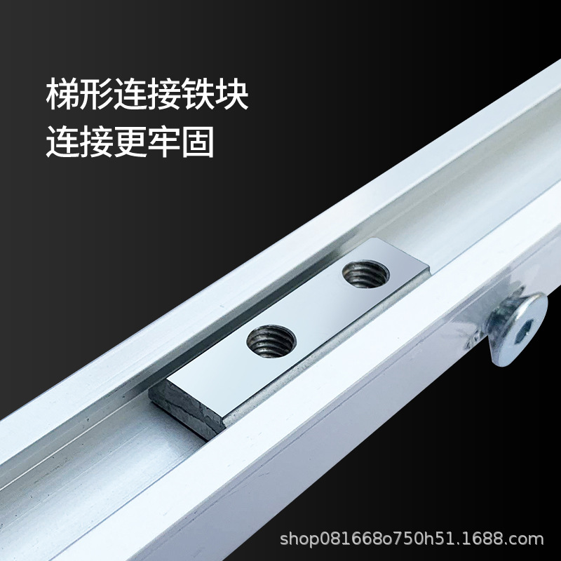 Automatic door long door clip without drilling, 12mm tempered glass door 1-meter clip, rubber gasket door clip without drilling details Picture