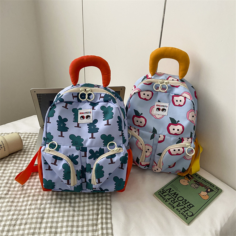 New fashionable cross-border kindergarten children's schoolbags, lightweight travel backpacks for kids, and a trend of casual backpacks for girls details Picture