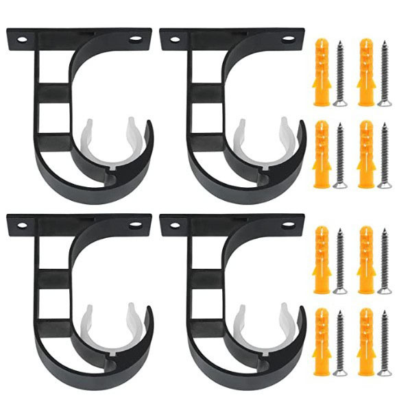Thickened top-mounted curtain rod fixing accessory bracket, Roman rod base frame, bracket, support frame full figure