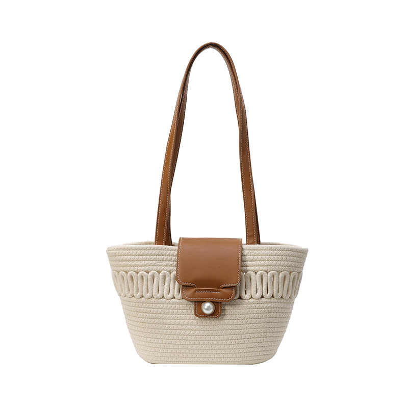 This year, French straw woven bags, casual woven bags, beach bags, and niche retro country-style handbags are all in fashion Item Picture