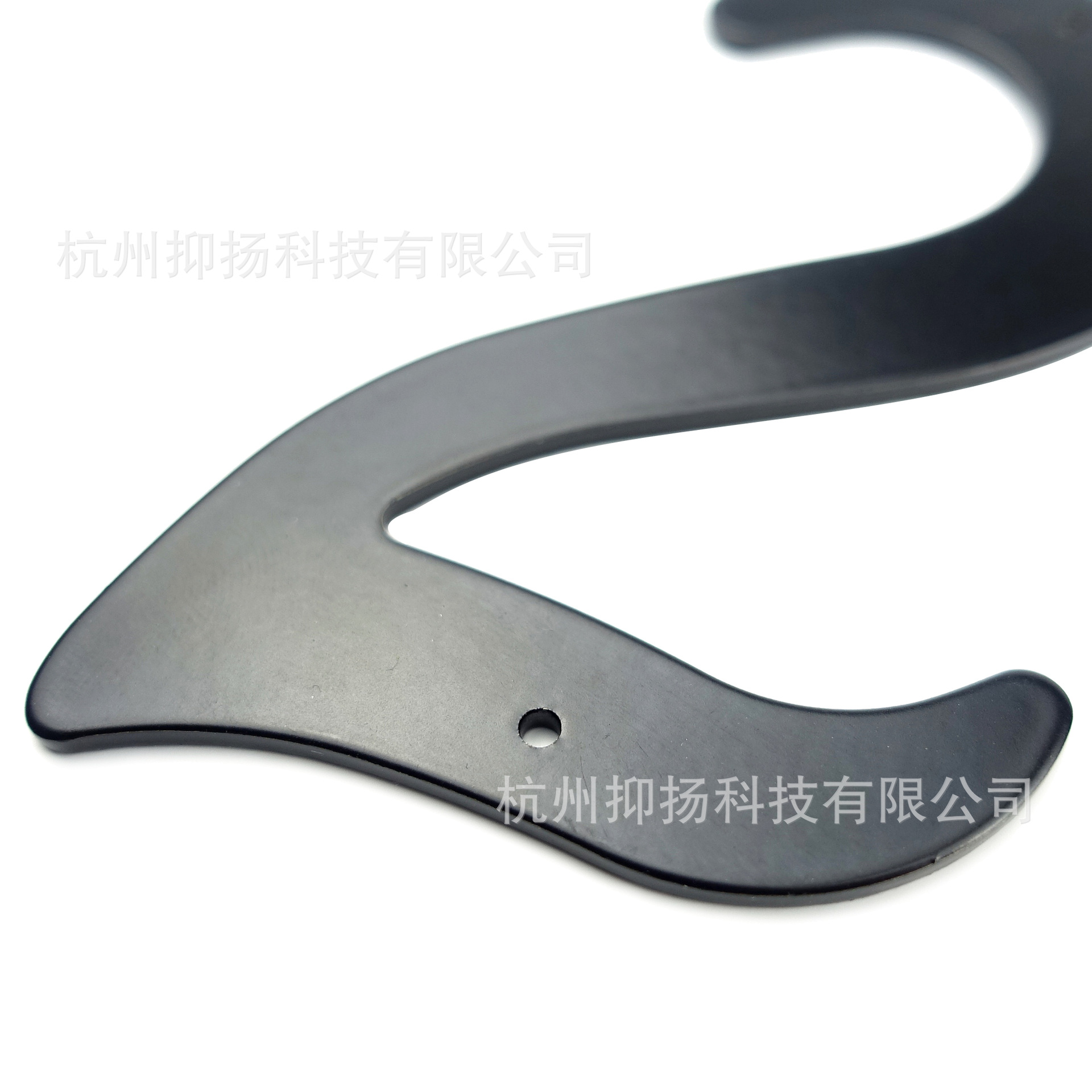 10CM black 3D stereoscopic metal digital house number, 4-inch aluminum alloy cross-border Application Scenario