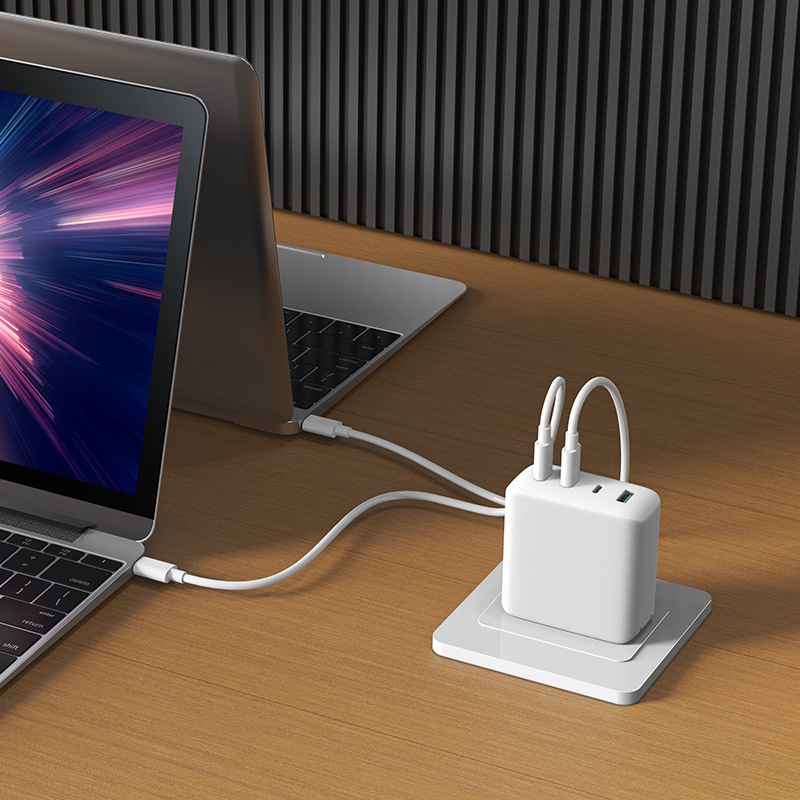 100W gallium nitride PD mobile phone charger, four-port multi-protocol smart fast charging head, laptop charger Specification drawing
