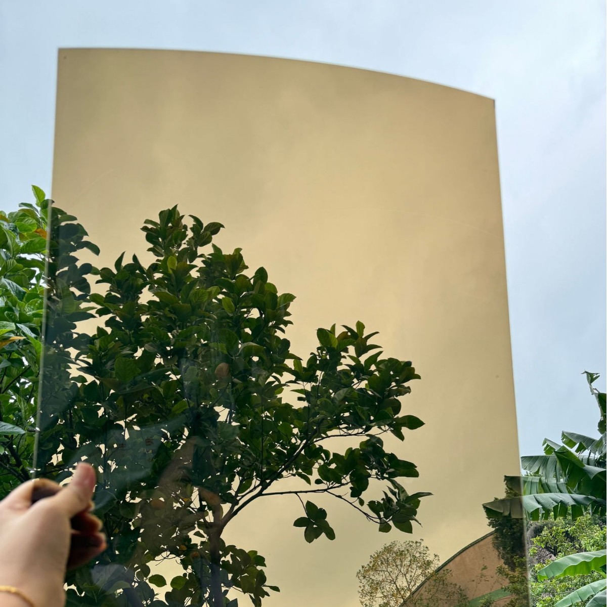 Roof panel, cross-border endurance board, transparent plastic, 1mm transparent canopy, light-transmitting solid hard polycarbonate sheet Specification drawing