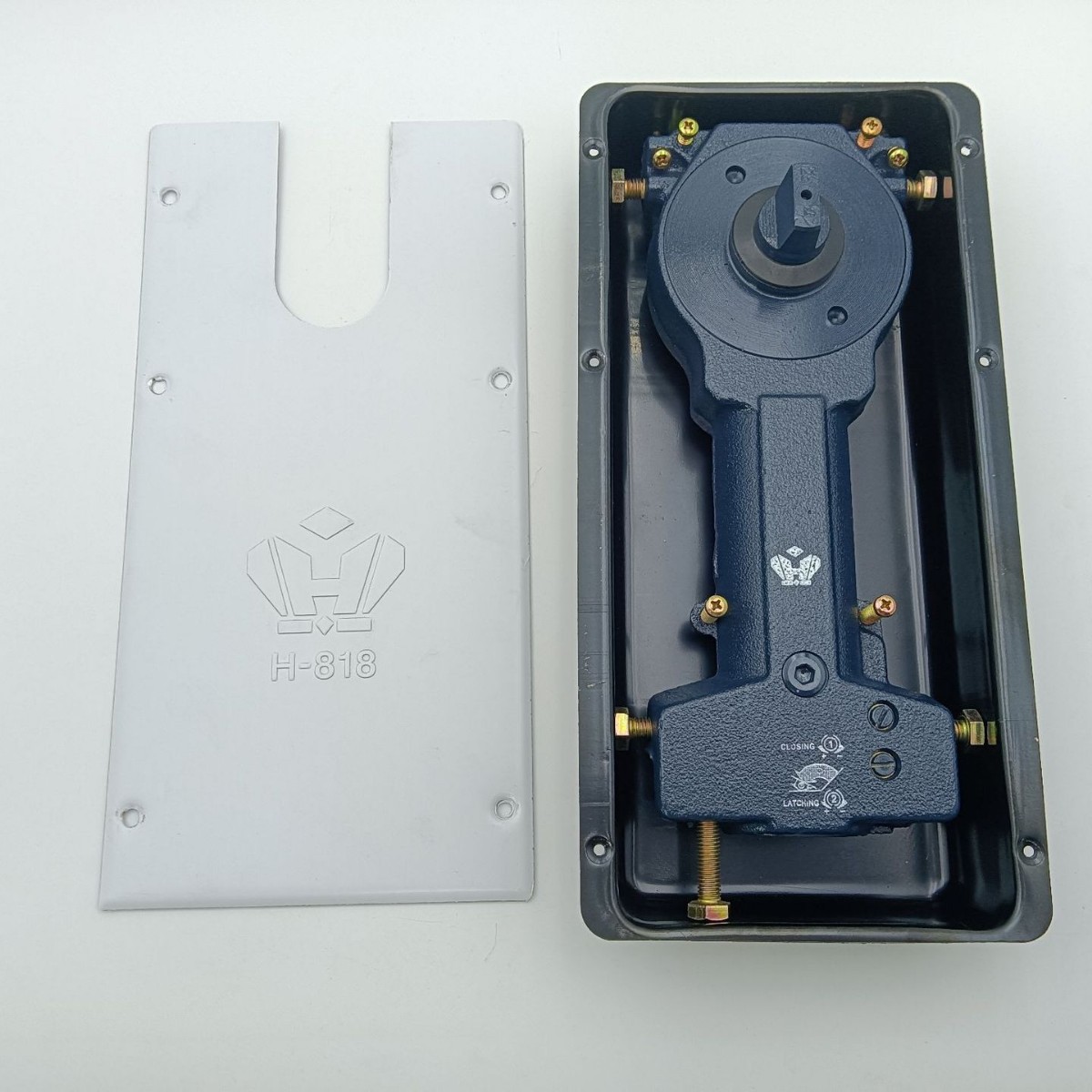 Factory direct sales of glass door floor spring, framed door, frameless glass door, 220B engineering model, hydraulic buffer, universal type Application Scenario