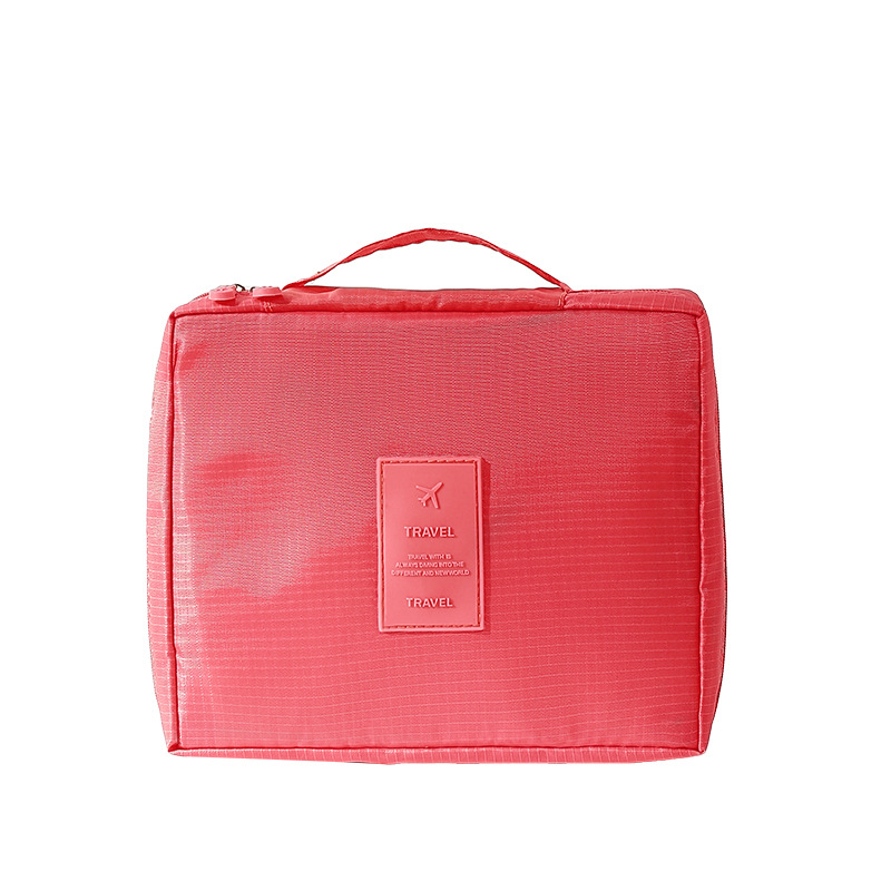 Oxford cloth makeup bag, multi-functional portable makeup and toiletries bag, travel waterproof storage bag, hand-held toiletries bag Item Picture