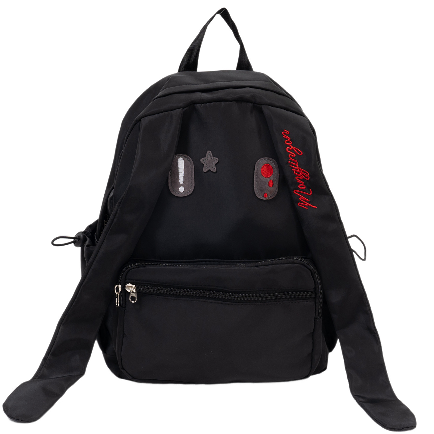 A cute Korean-style cartoon rabbit-ear backpack for girls, a unique and distinctive schoolbag, a new 2025 class bag Item Picture