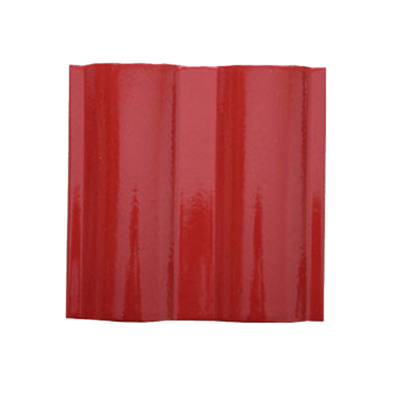 Youdaoplaceholder0 all-ceramic double-tube tiles, corrugated water wave double-round round wave tiles, roof ceramic color tiles, glazed tiles, round wave tiles Item Picture