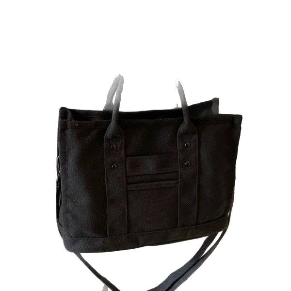 Cross-border design women's spring canvas tote handbag, a new high-end single-shoulder crossbody bag for women in 2025 Item Picture