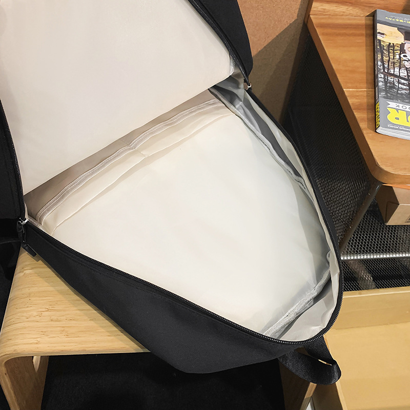 Trendy brand backpacks for men, Japanese-style casual and versatile niche backpacks, lightweight and large-capacity schoolbags for junior high school, senior high school and college students, and women Specification drawing