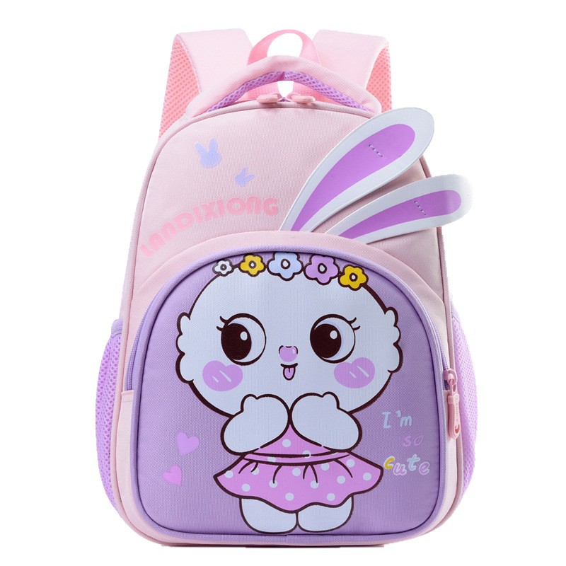 New cross-border schoolbag for children's kindergarten boys, cute babies, cartoon backpacks, light and stylish backpacks for girls Item Picture