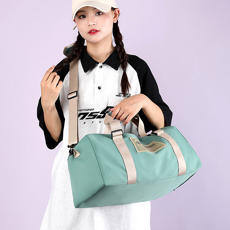 Dry-wet separated swimming and fitness bag, large-capacity outdoor casual carry-on bag, lightweight and versatile short-distance travel bag details Picture