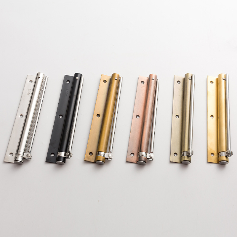 Stainless steel door closer, automatic door closer, invisible door, spring buffer door closer, household light and simple door closer details Picture
