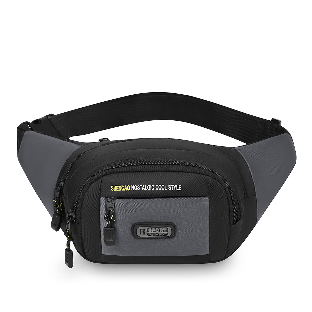 Factory wholesale of fashionable new waist bags for men and women, outdoor sports and fitness bags, cycling mobile phone bags, trendy and versatile chest bags Item Picture