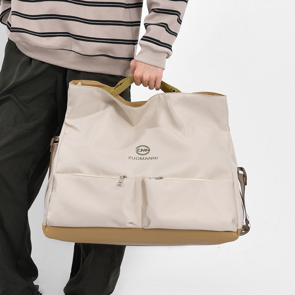 New trendy and fashionable hand-held travel bags, men's and women's sports yoga and fitness bags, dry and wet separation luggage bags for business trips and boarding full figure