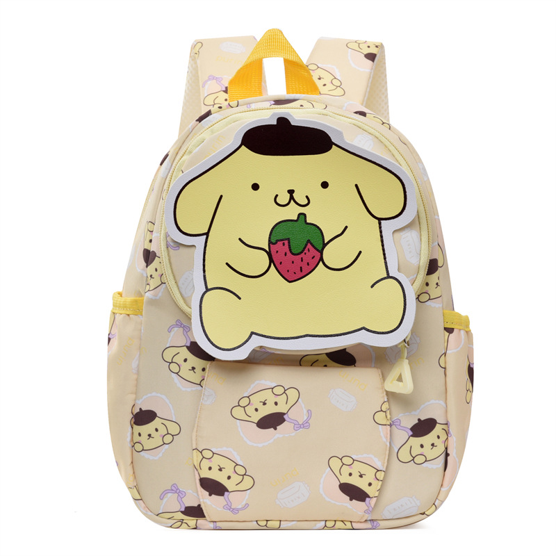 Cute cartoon children's bag, kindergarten small, medium and large class girls snack small schoolbag, outdoor stylish backpack Specification drawing