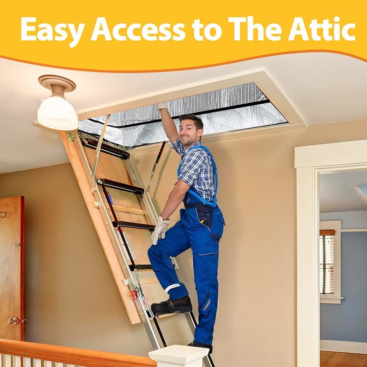 Attic staircase insulation cover, attic hatch insulation cover, fireproof attic ladder insulation cover Item Picture