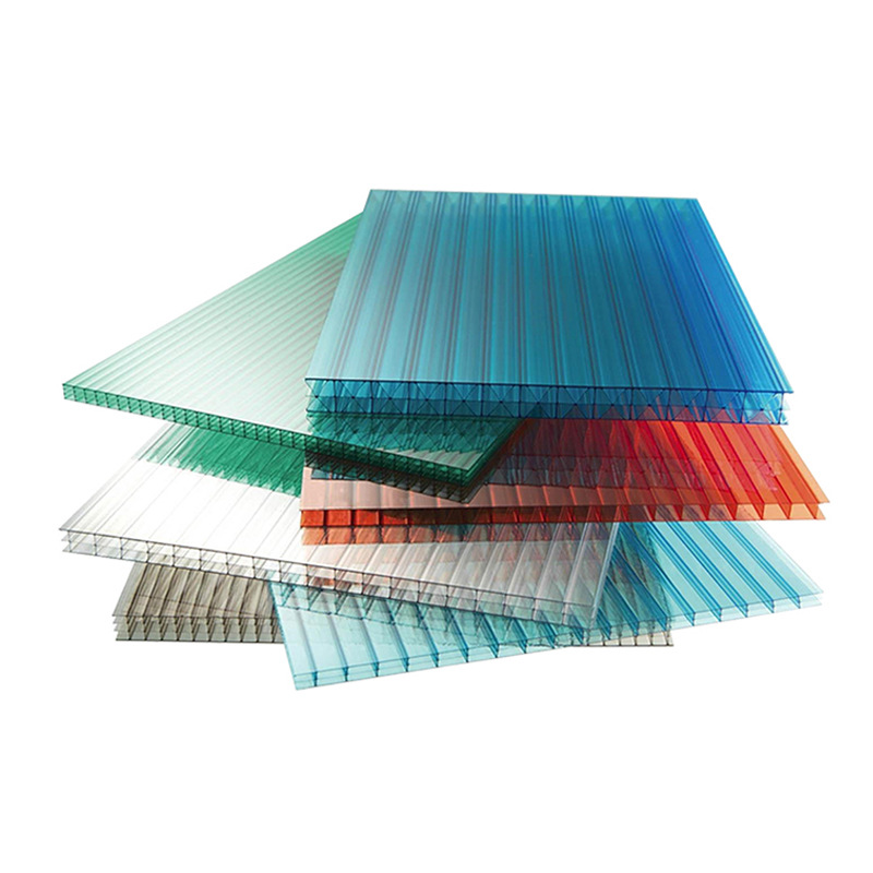 Customized honeycomb polycarbonate sheets, double-layer, triple-layer and four-layer flame-retardant, heat-insulating and heat-preserving boards, soundproof, light-transmitting and rain-proof polycarbonate Item Picture