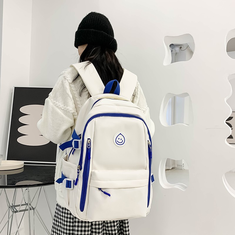 Ins-style student schoolbags, large-capacity lightweight backpacks for girls in junior and senior high school, and laptop bags for college students Specification drawing