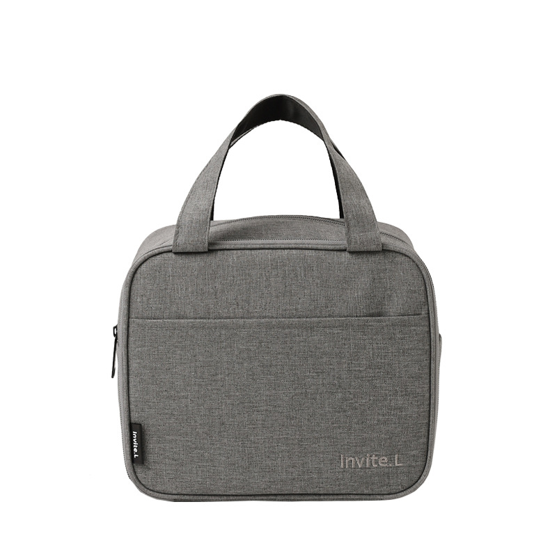 Lunch box bag, insulated bento handbag, student to bring food, waterproof and oil-proof, office worker meal bag, thickened aluminum foil bag Item Picture