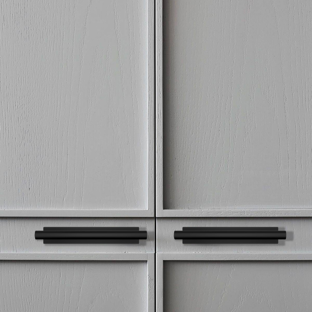 Wood grain sliding door without drilling, self-adhesive handle, window glass door, kitchen door, hinged door, sliding door handle, double-sided adhesive Specification drawing