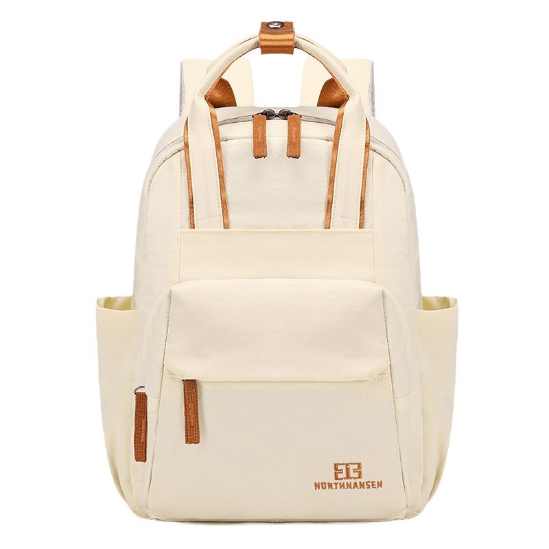New lightweight small backpack with a girlish style, water-resistant hand-held backpack, a trendy commuting bag for students, study Tours and remedial classes Item Picture