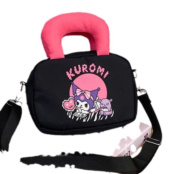 New cartoon and cute small crossbody bag, girlish crossbody backpack, large capacity storage, sweet handbag, travel backpack Item Picture