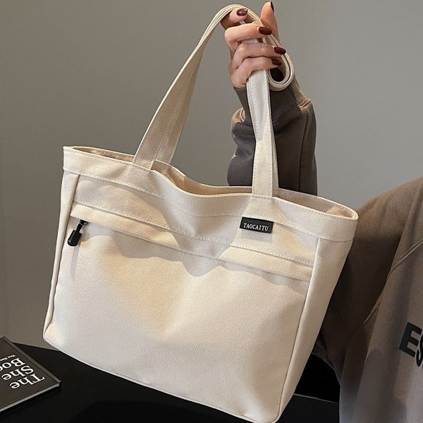 Tote bag Autumn and Winter new large-capacity commuting single-shoulder armpit bag, laid-back student single-shoulder bag, commuting to work bag Specification drawing
