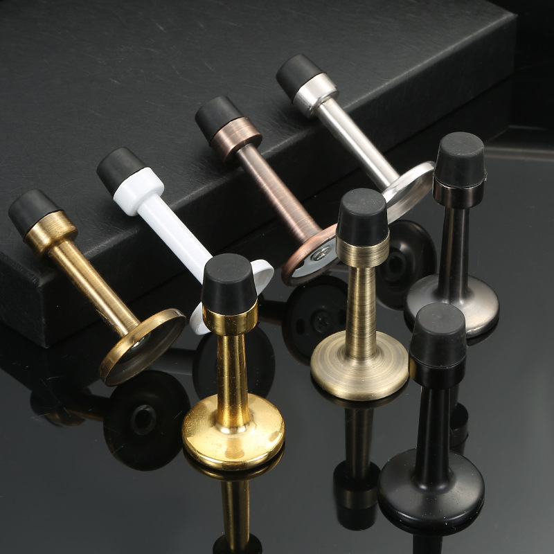 Zinc alloy door top bathroom door stop, anti-collision door stop, extended door stop, household door stop details Picture