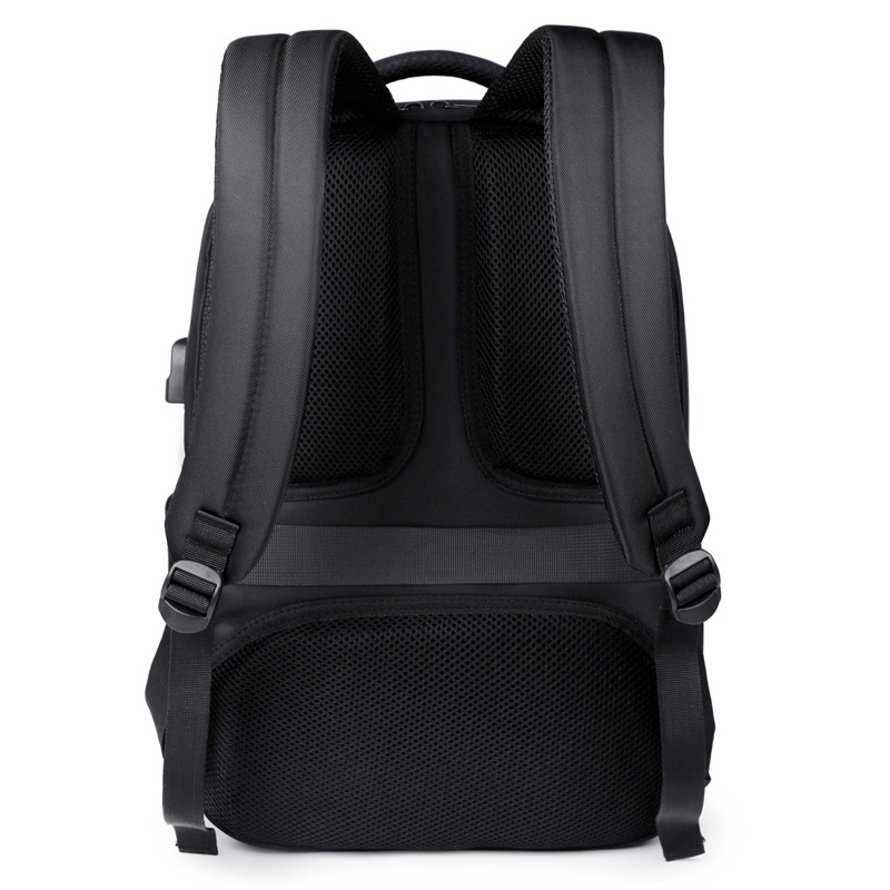 Men's business casual backpack, large-capacity multi-functional backpack for work and business trips, USB charging shockproof computer bag Specification drawing