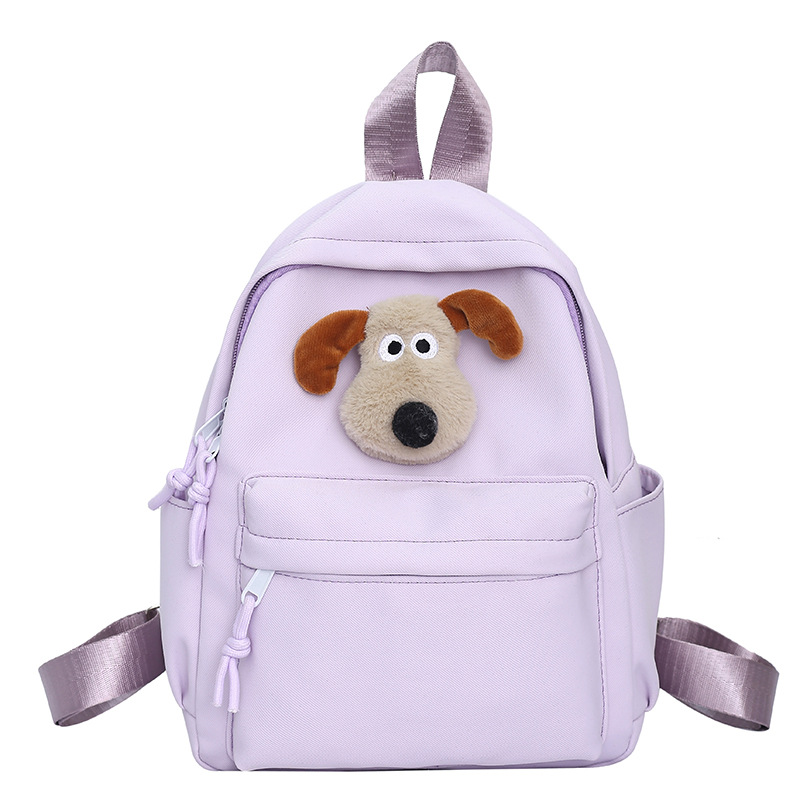 Pacha Dog Ins-style soft and cute girl backpack, small college student lightweight campus backpack, small schoolbag Item Picture