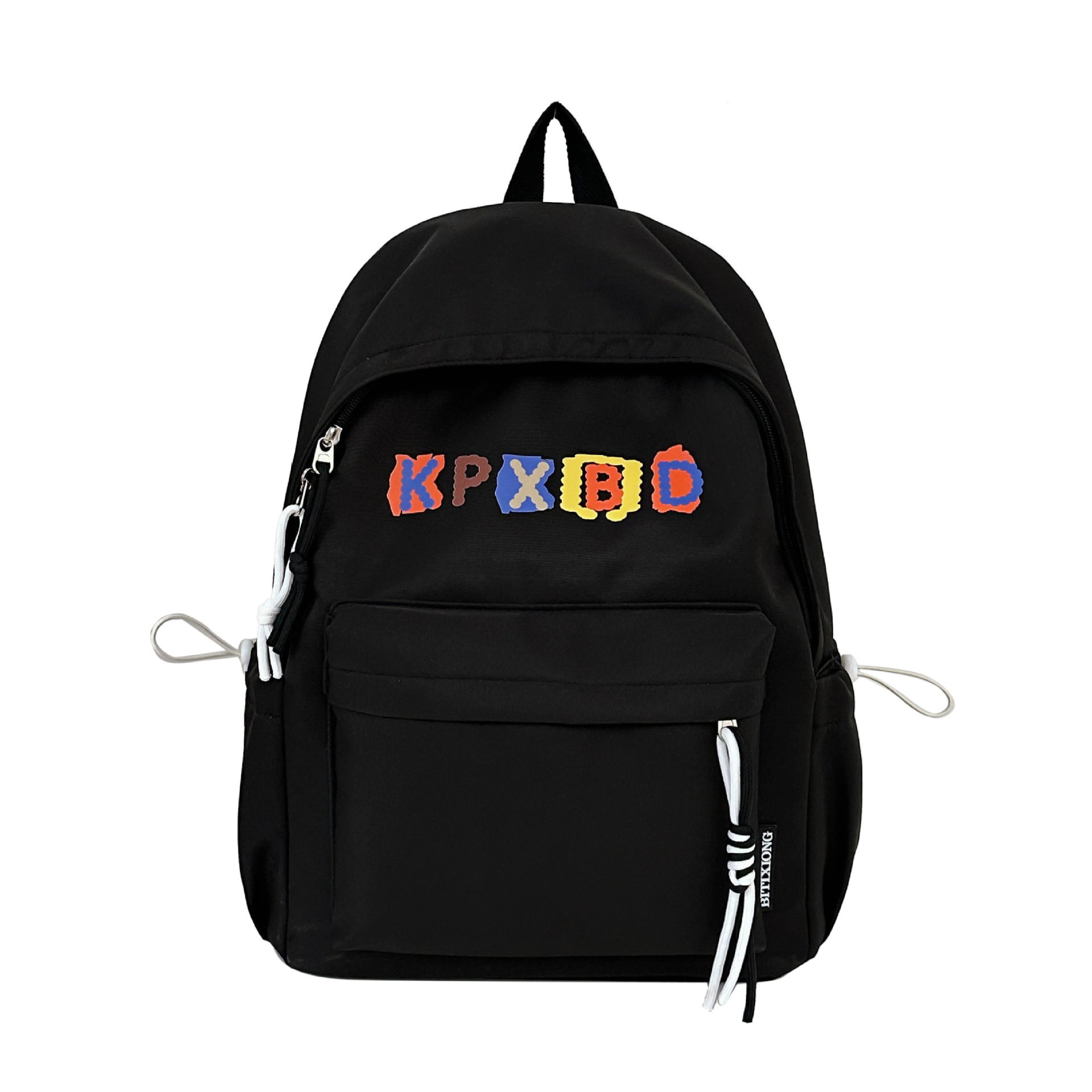 Forest-themed InS-style campus casual solid color schoolbag, simple and versatile lightweight backpack for girls, high school and college students' backpacks Item Picture