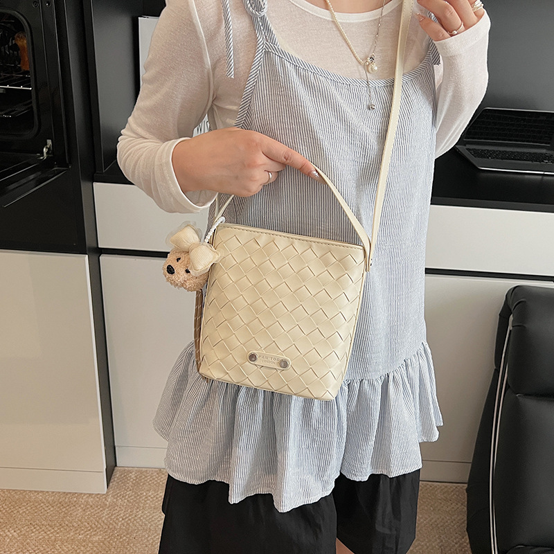 Fashionable handbag, vacation woven bag, 2025 new trendy shoulder bag, versatile phone bag, casual crossbody bag for women Specification drawing
