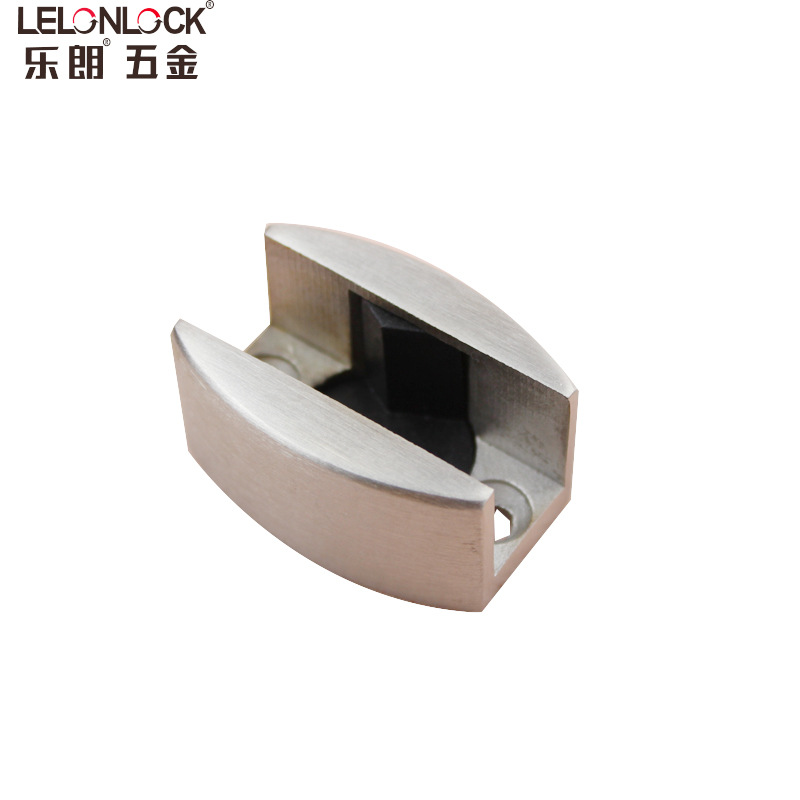 Factory wholesale glass sliding door accessories, 8-12mm adjustable one-piece door swing stop for sliding doors Item Picture