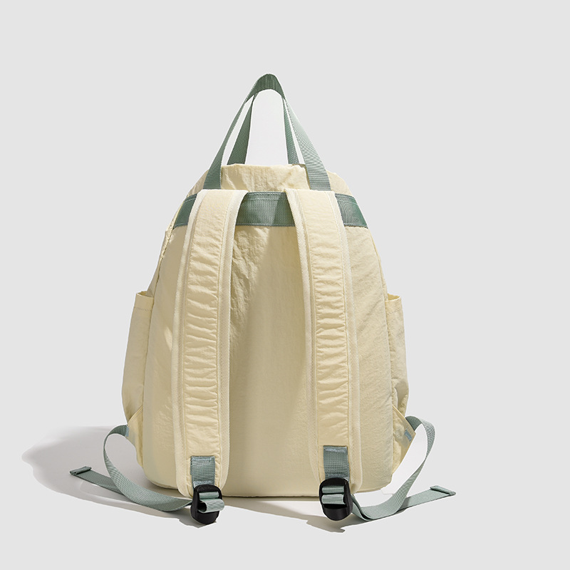 Lightweight drawstring backpack for export, outdoor sports and mountaineering backpack, trendy color-blocking travel backpack Specification drawing