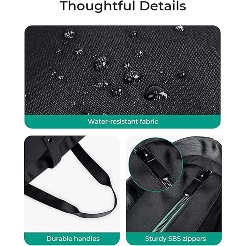 Outdoor in-stock special foldable handbag, large-capacity simple shoulder bag, polyester large bag, travel and fitness bag Application Scenario