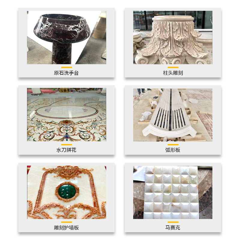 Silver-gray travertine marble natural travertine series yellow travertine, Roman travertine, Milan travertine silver-gray yellow travertine marble Specification drawing