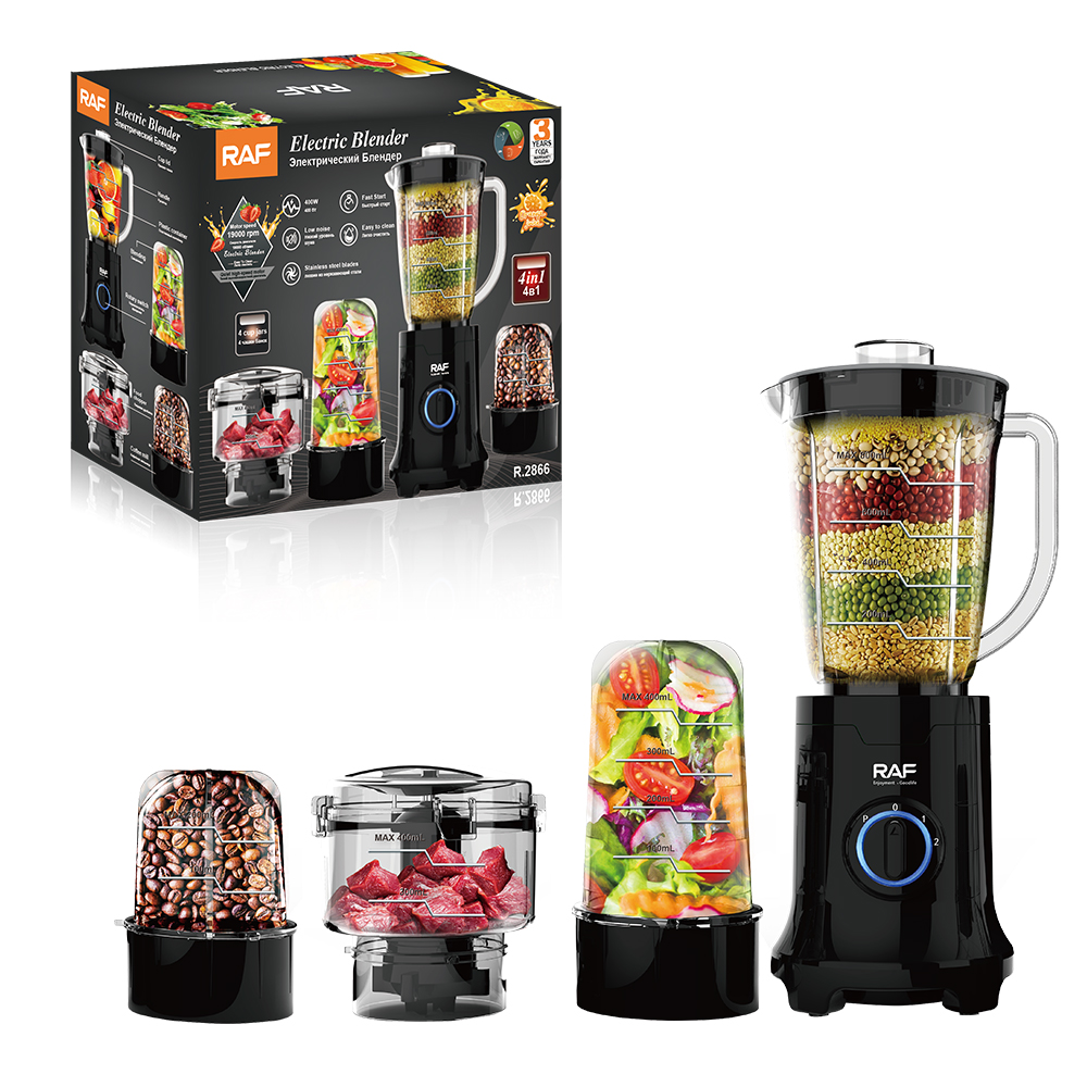 RAF European standard cross-border multi-functional four-in-one juicer, household food processor, meat grinder, grinder, flour mill R2866 details Picture