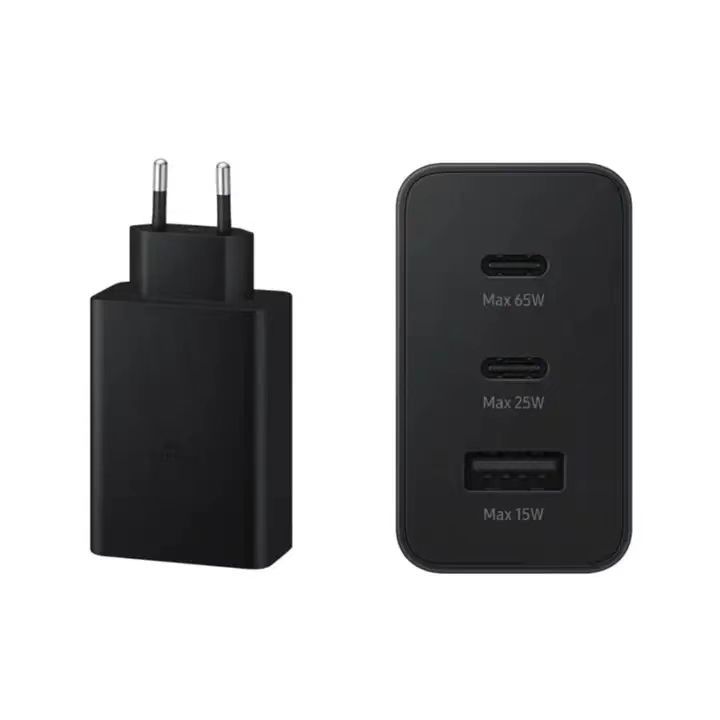 The cross-border PD65W charger is suitable for the super fast charging ACC gallium nitride multi-port of the Samsung S23 mobile phone charging head Item Picture