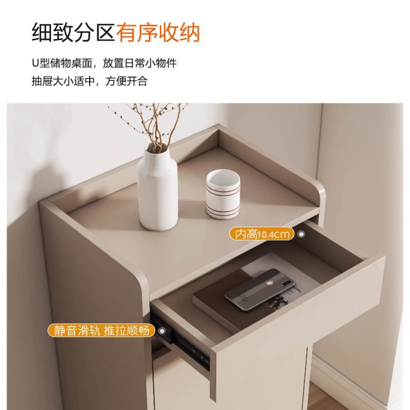 Vacuum cleaner robot storage cabinet, Ecovacs stone base station cabinet, living room storage cabinet, shelf, household side cabinet, sun protection Item Picture
