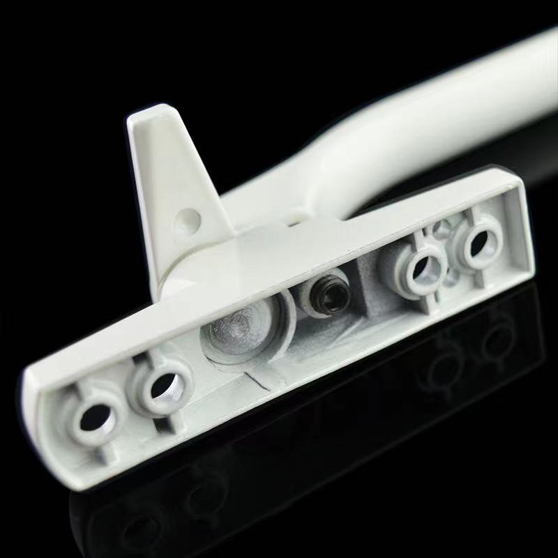 Replace the old plastic-steel window handle with a thickened window handle, white window handle and plastic-steel window pull handle Specification drawing