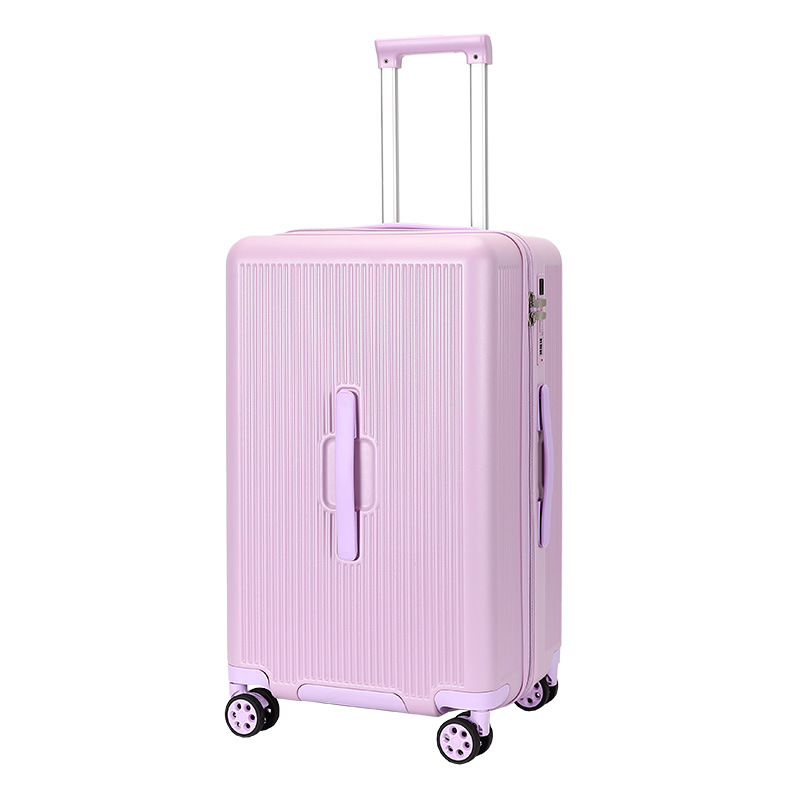 Super-large capacity password suitcase, ins swivel wheel handle case, USB charging, men's and women's zipper travel case full figure