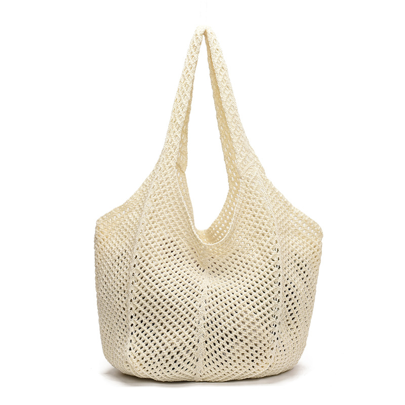 Spring and Summer beach bags, large-capacity commuter tote bags, women's 2025 new woven bags, fashionable underarm bags Item Picture