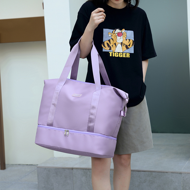 Travel bag, short-distance lightweight handbag, 2025 new style, with a handle box, student large-capacity luggage storage bag details Picture