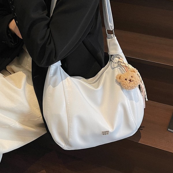 High-end large-capacity crossbody bag for women 2025 Spring New style dumpling bag, versatile single-shoulder armpit bag for women full figure