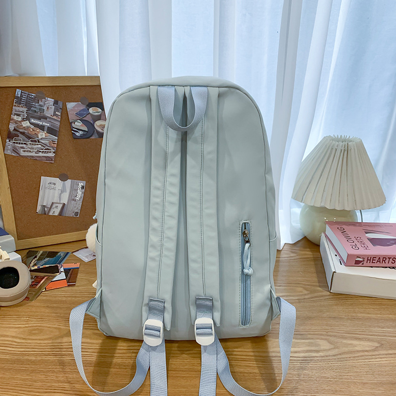 Japanese-style InS-style casual large-capacity schoolbags for junior and senior high school students, female primary school students' backpacks, lightweight and lightweight backpacks Specification drawing