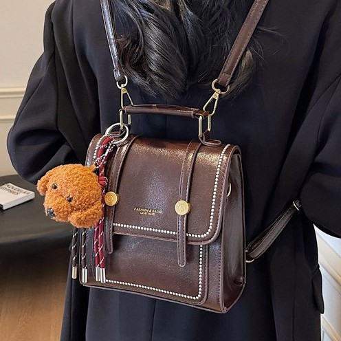 The 2024 new design of the backpack for girls is a unique and stylish Korean-style student schoolbag. It is also a fashionable and lightweight travel backpack Specification drawing