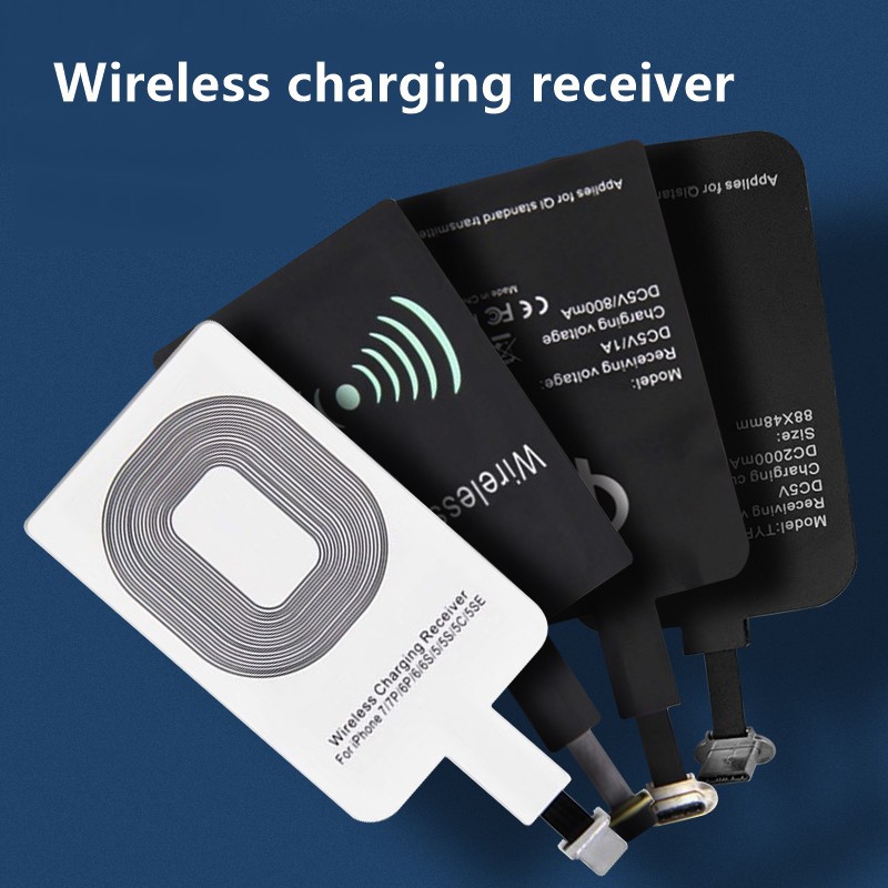 Manufacturer wholesale wireless charging receiver patch suitable for Apple and Android Type-c mobile phone wireless charging receivers full figure